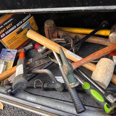 Drawer Of Various Hammers 