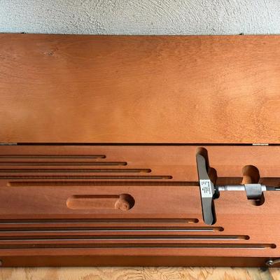 Starrett depth micrometer set