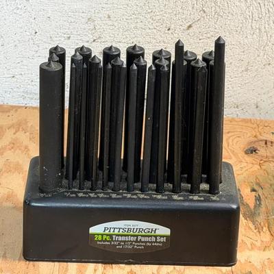 Pittsburgh 28-piece transfer punch set