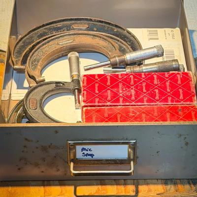 Machine Shop Tool Drawer Labeled "Misc Shop"