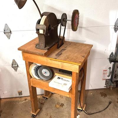 Century Motor Driven Grind Stone Station