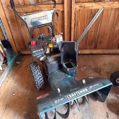 Craftsman 29” - 9HP Electric Start Snowblower 