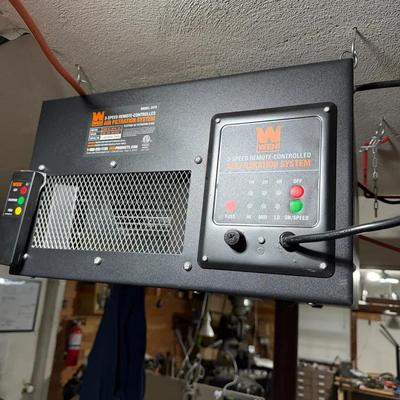 WEN 3410 3-Speed Remote-Controlled Air Filtration System