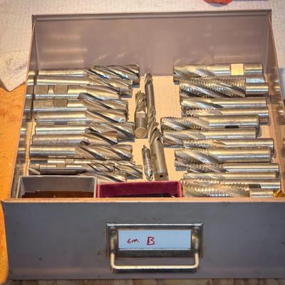 Machine Shop Tool Drawer Labeled "Em. B"
