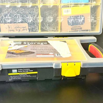 (2) Storage Bins With Nails