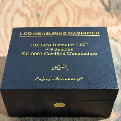 iGaging 10x LED Measuring Magnifier