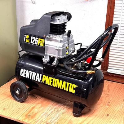8 Gal - Central Pneumatic Air Compressor 