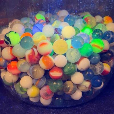 Marble Lot — Some Uranium Glass & Ultraviolet Glow!