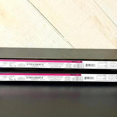 (2) PROGRAMMED RAPID START ELECTRONIC BALLAST E-725-U-228-R1-S