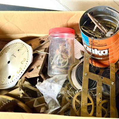 Clock Parts Mystery Lot