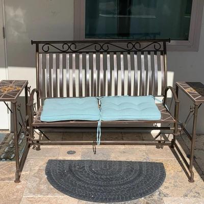 Talavera Decorated Bench 