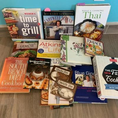 Lot Of Cookbooks And Recipe Books 