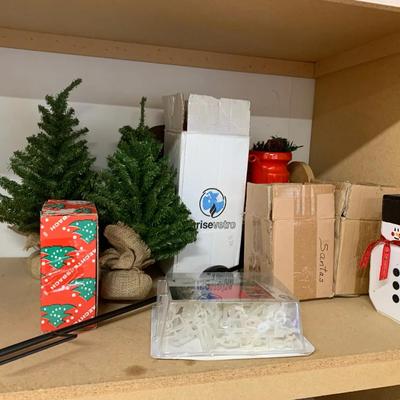 Misc Vintage Santas And Christmas Decorations 