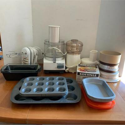 Cuisinart Food Processor, Hand, Mixer, Sunbeam  Chopper, Food Scales, Baking Pans 
