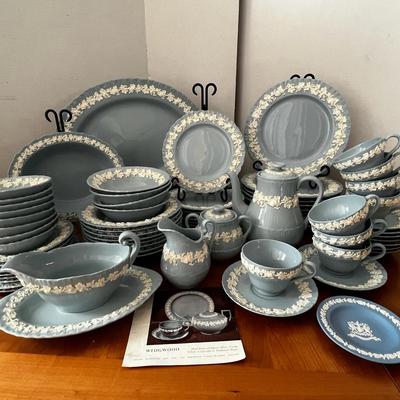 Wedgewood Hand Embossed Queens Ware China Set