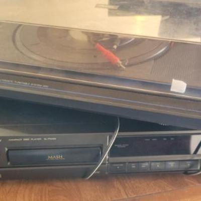 Sale Photo Thumbnail #319: Turn Table and Technic CD Player 