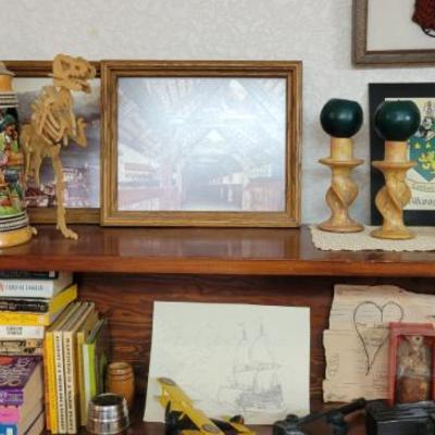 Sale Photo Thumbnail #132: Steins, unique candle sticks