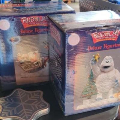 Sale Photo Thumbnail #322: Rudolph Deluxe Figurine x2