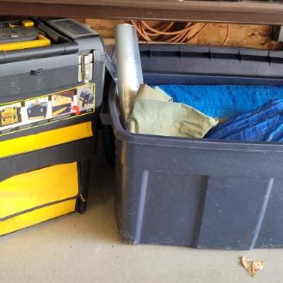 Sale Photo Thumbnail #351: Tool Box and Tarps 