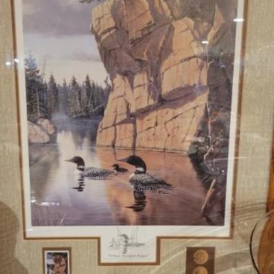 Sale Photo Thumbnail #89: Loon wildlife art