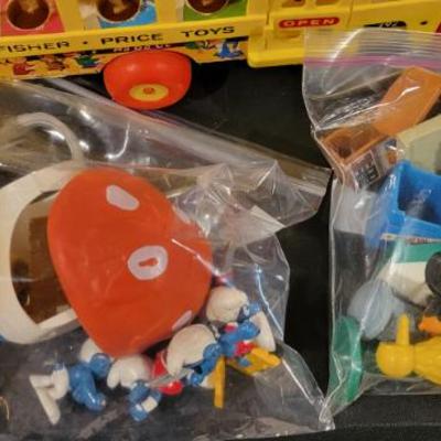 Sale Photo Thumbnail #210: Vintage Smurf and Sesame Street