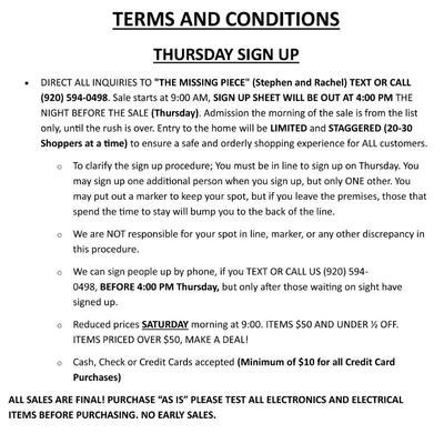 Sale Photo Thumbnail #3: PLEASE read!