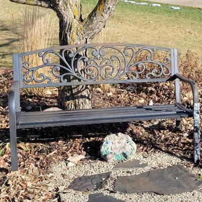 Sale Photo Thumbnail #362: Metal Garden Bench
