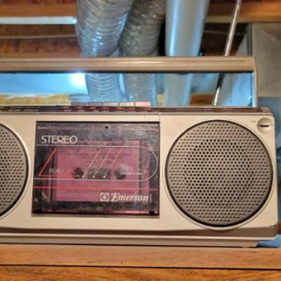 Sale Photo Thumbnail #225: Vintage Emerson Boombox