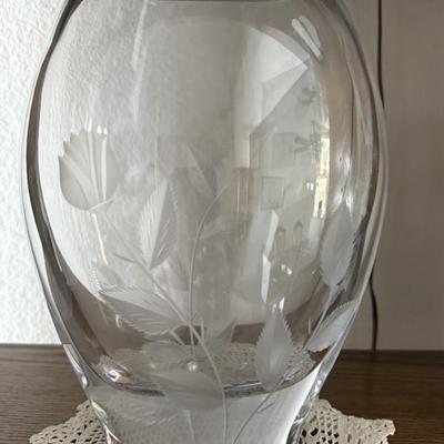 Fine etched crystal