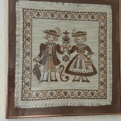 Framed old World art