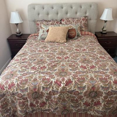 Bed frame and dressers