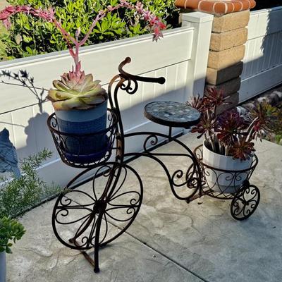 Whimsical.  garden art 