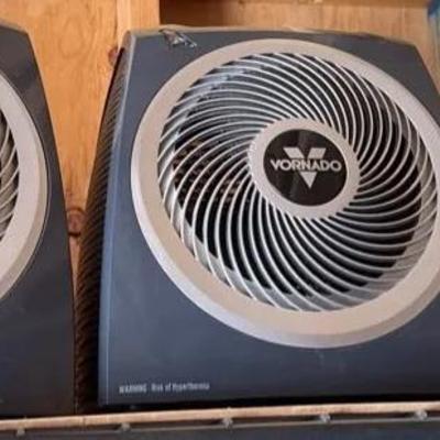 Three Vornado Combination Heater and Fan