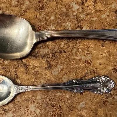Antique Sterling Monogrammed Spoons