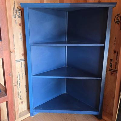 Blue Corner Shelf