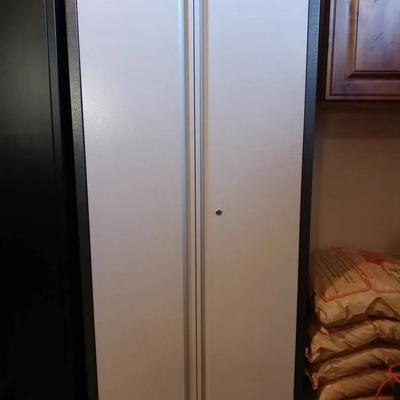 Tall Metal Storage Cabinet On Casters