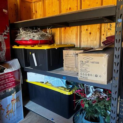 Heavy Duty Black Metal Garage Shelves