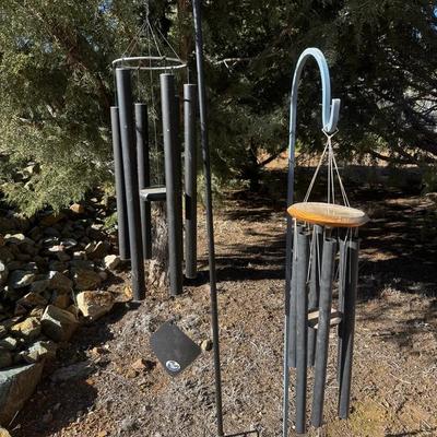 Black Steel Wind Chimes 