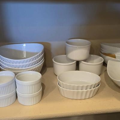 Classic White Ceramic Dishes