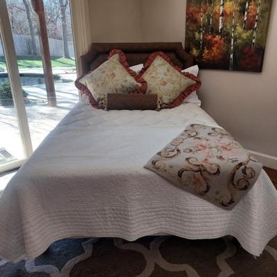 Sale Photo Thumbnail #6: Full bed with bedding , also have king bedding