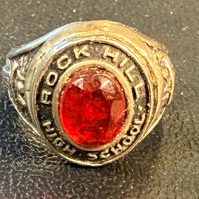 10K Gold 'Rock Hill Class Ring' Charm