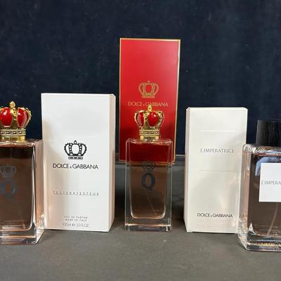 Dolce & Gabbana 'Q' (2) + Dolce & Gabbana 'L’Imperatrice' (1) Perfume