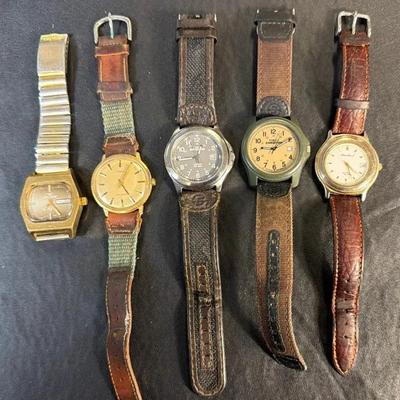 Waltham (1) + Assorted (4) Watches