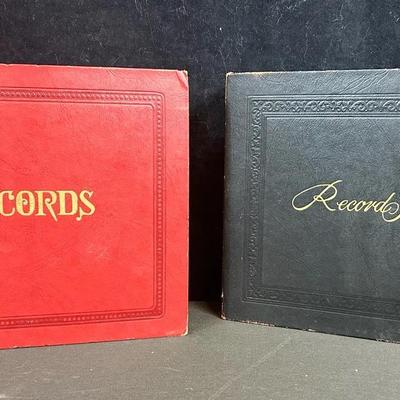 Vintage 45 Record Albums (2)