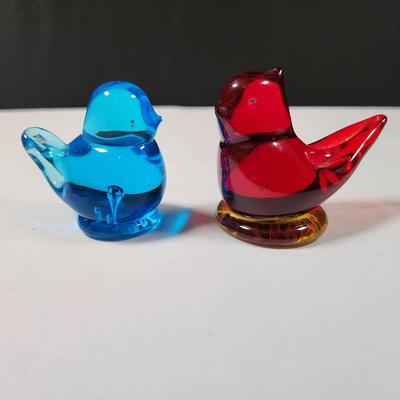 Hand Painted Love Birds 