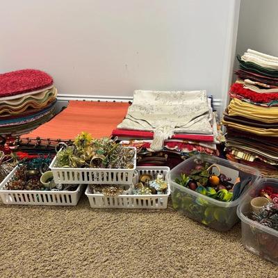 HUGE Lot Of Table Dressings 