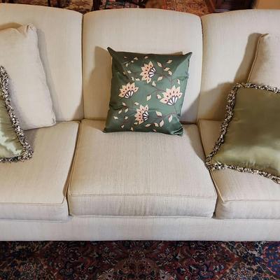 Beautiful CR Laine Hickory Sofa