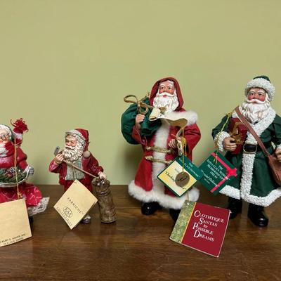 Clothtique Santa’s By Possible Dreams Lot 4