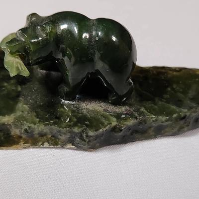 Genuine Jade Bear - Made in Alaska