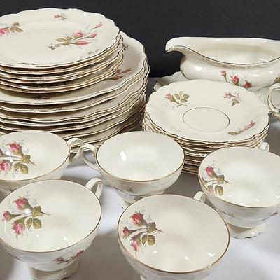 Rosenthal Germany Pompadour China Set "Moss Rose"